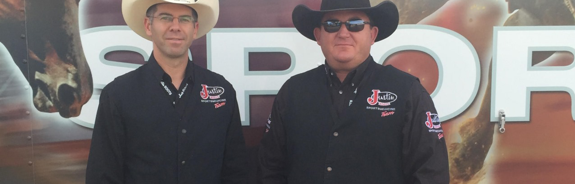 Drs dolan and Kieckbusch at rodeo