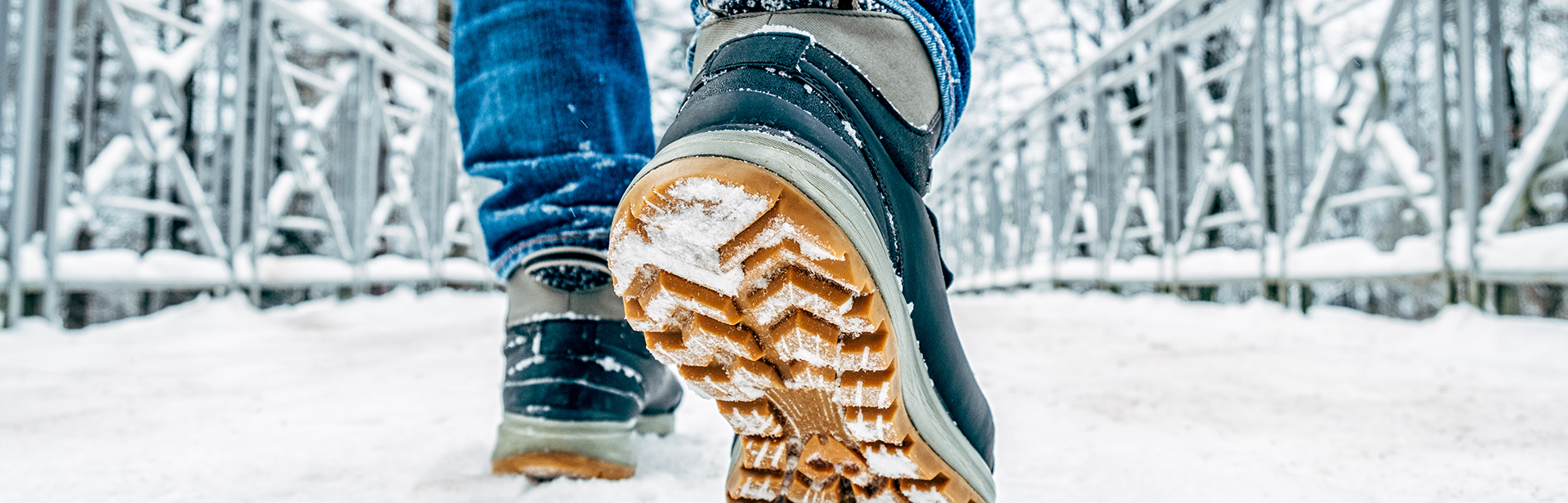 Walking in snow