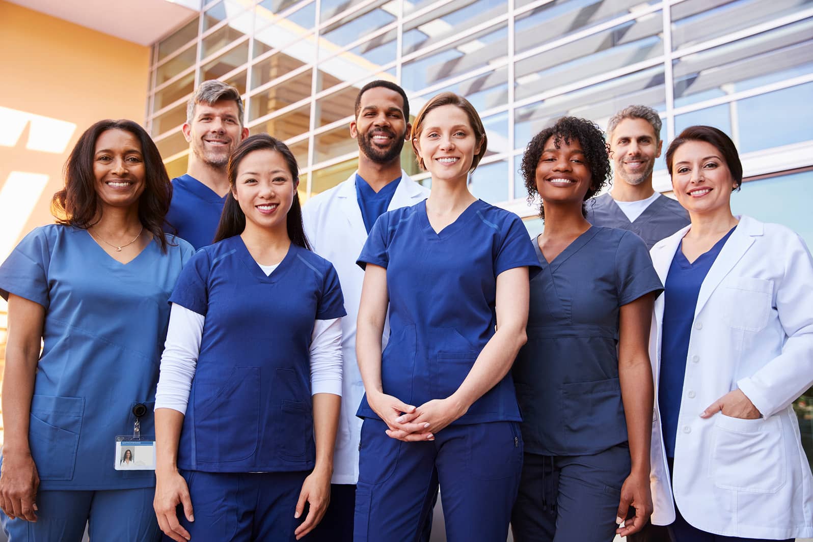 Photo or medical providers together