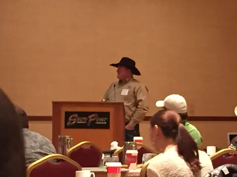 Drs. Travis Kieckbusch and Christopher Dolan speak at Injured Rodeo Athlete Symposium