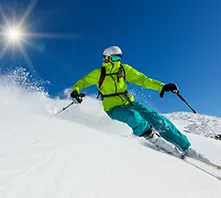 Try these ski exercises to avoid knee injury on the slopes