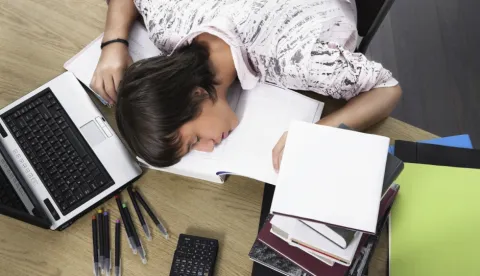 Have a tired teen? Look out for sports injuries.